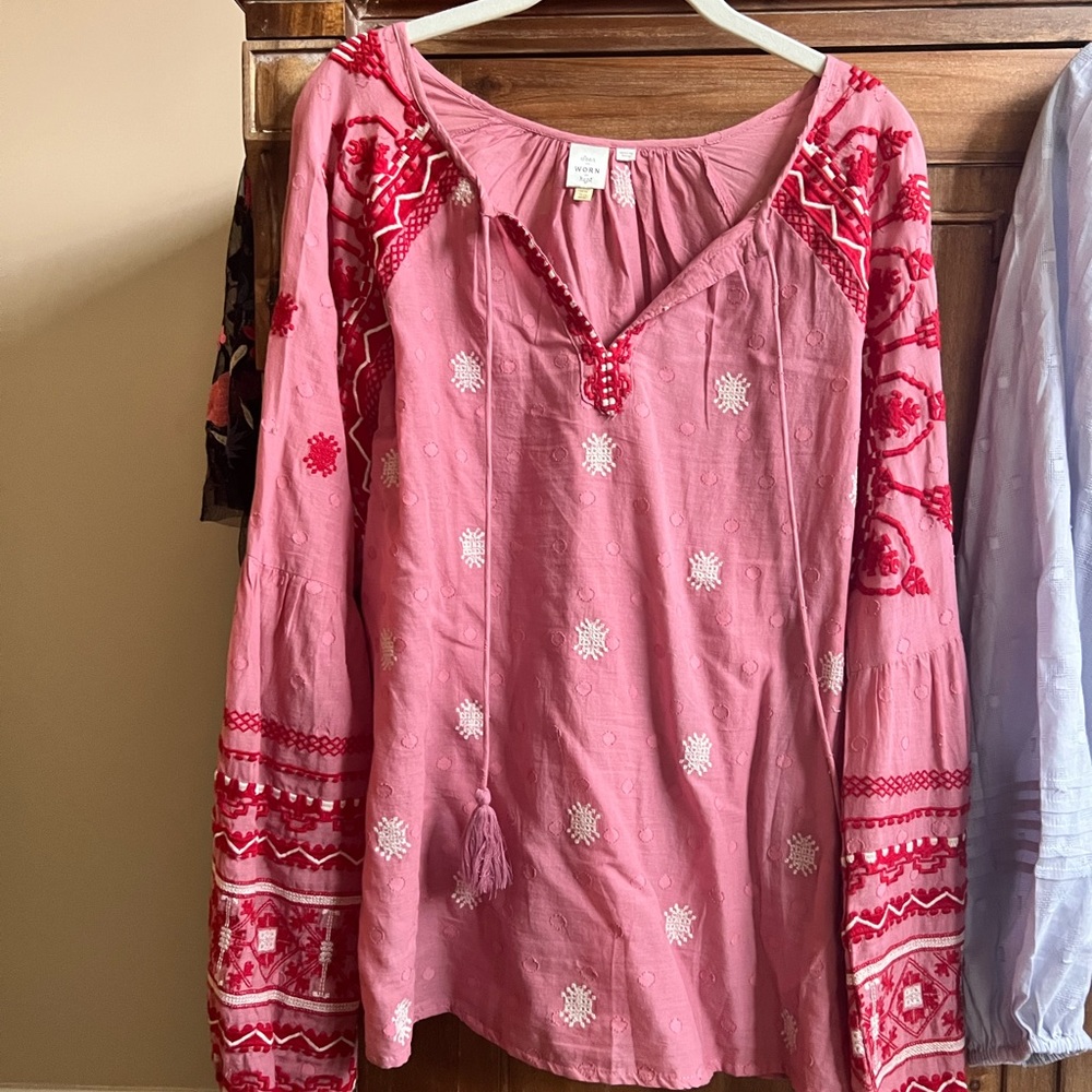 Anthropologie 2 Blouse Bundle - image 3